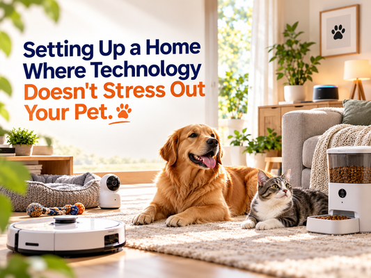 Setting Up a Home Where Technology Doesn't Stress Out Your Pet